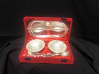 Rastogi Silver Plated Serving Bowl Set 202//151